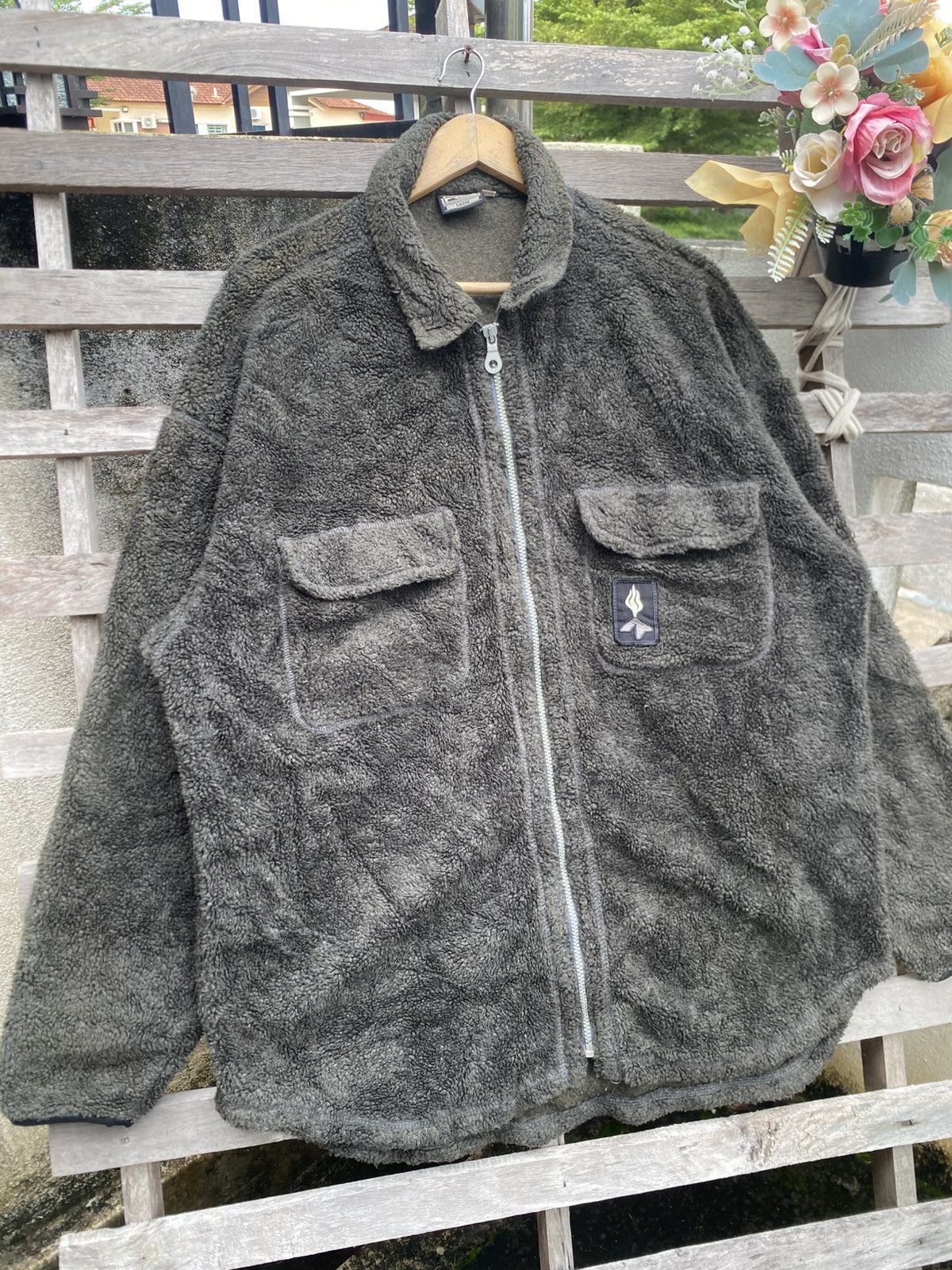 Quiksilver Vintage Quiksilver Sherpa Double Pocket Jacket Size US L / EU 52-54 / 3 - 2 Thumbnail