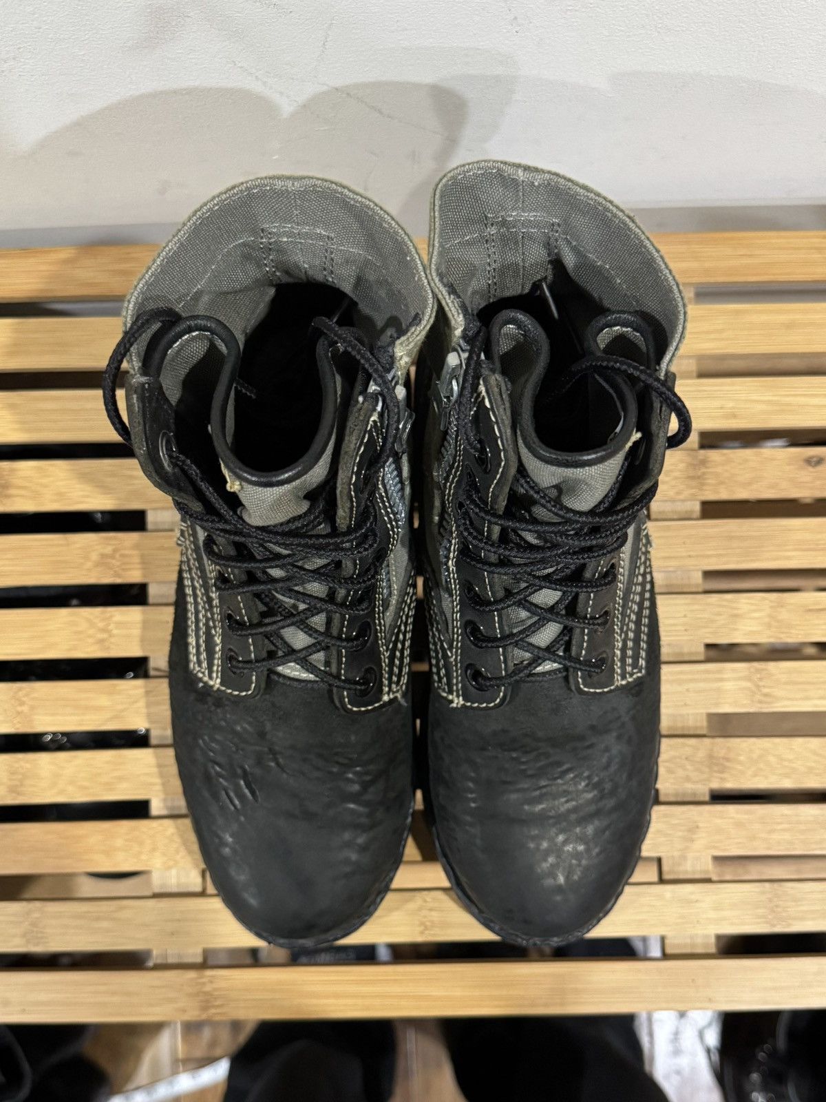 Visvim Visvim 7-Hole ‘73 Folk Boots Black Olive W7 37 38 W8 7 8 Size US 5 / EU 37 - 7 Thumbnail