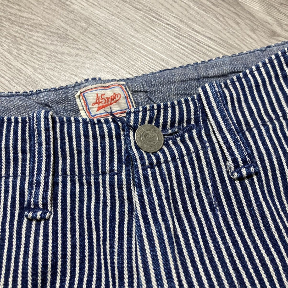 45rpm 🇯🇵 Vintage 45rpm Japan Hickory Stripe Pants Made In Japan Size US 27 - 7 Thumbnail