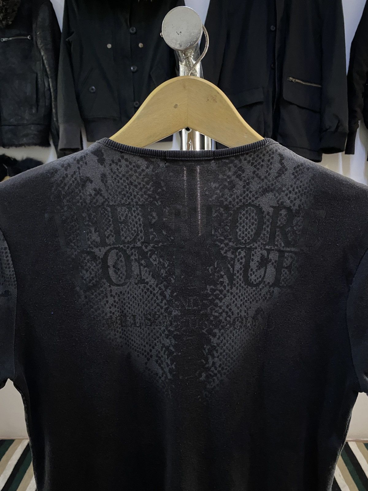 Japanese Brand Semantic Snake Skin Poem Tee Size US M / EU 48-50 / 2 - 13 Thumbnail