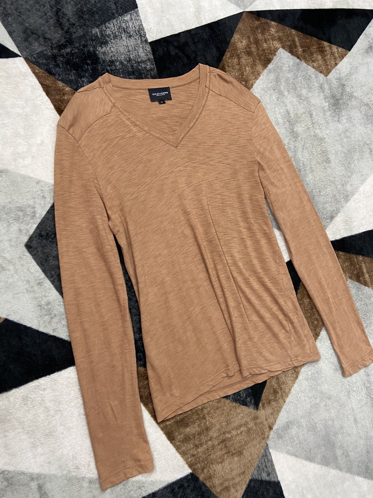 Wooyoungmi Wooyoungmi 2012 Slub Cotton V Neck Longsleeve Size US M / EU 48-50 / 2 - 2 Thumbnail