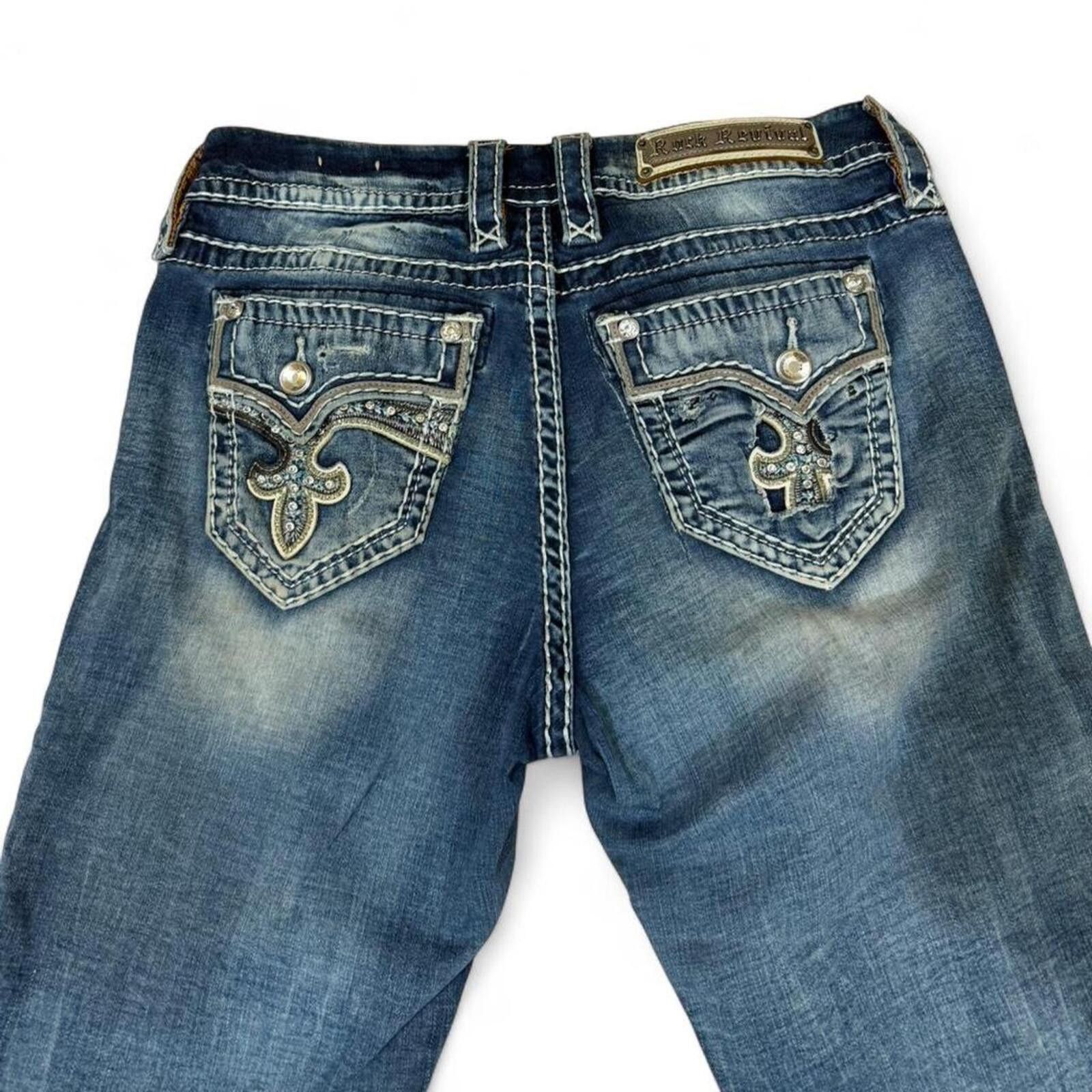Rock Revival Rock Revival skinny bootcut jeans with rhinestone detailing Size 30" / US 8 / IT 44 - 1 Thumbnail