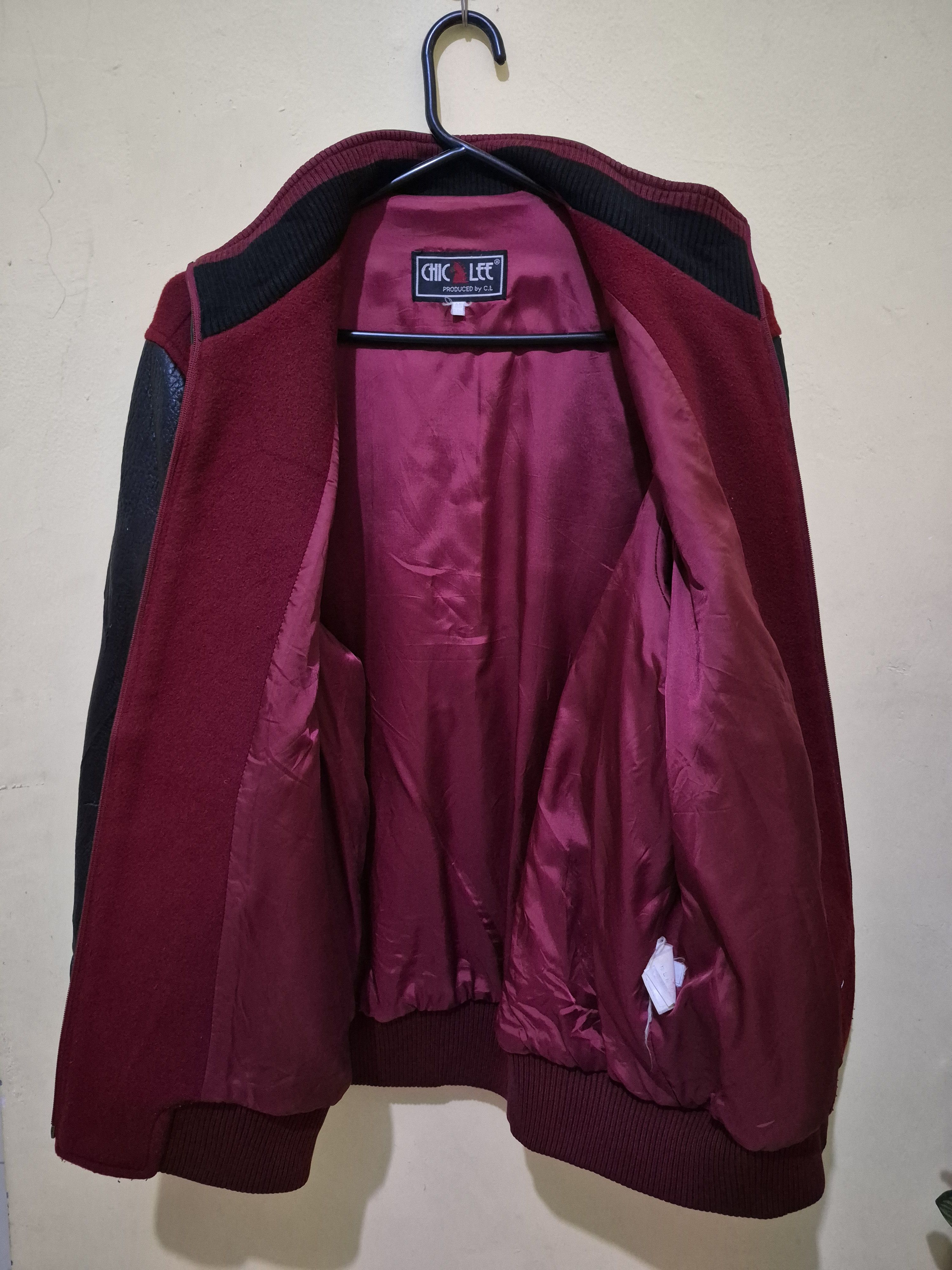 Japanese Brand Chic Lee Varsity Jacket Size US L / EU 52-54 / 3 - 3 Thumbnail