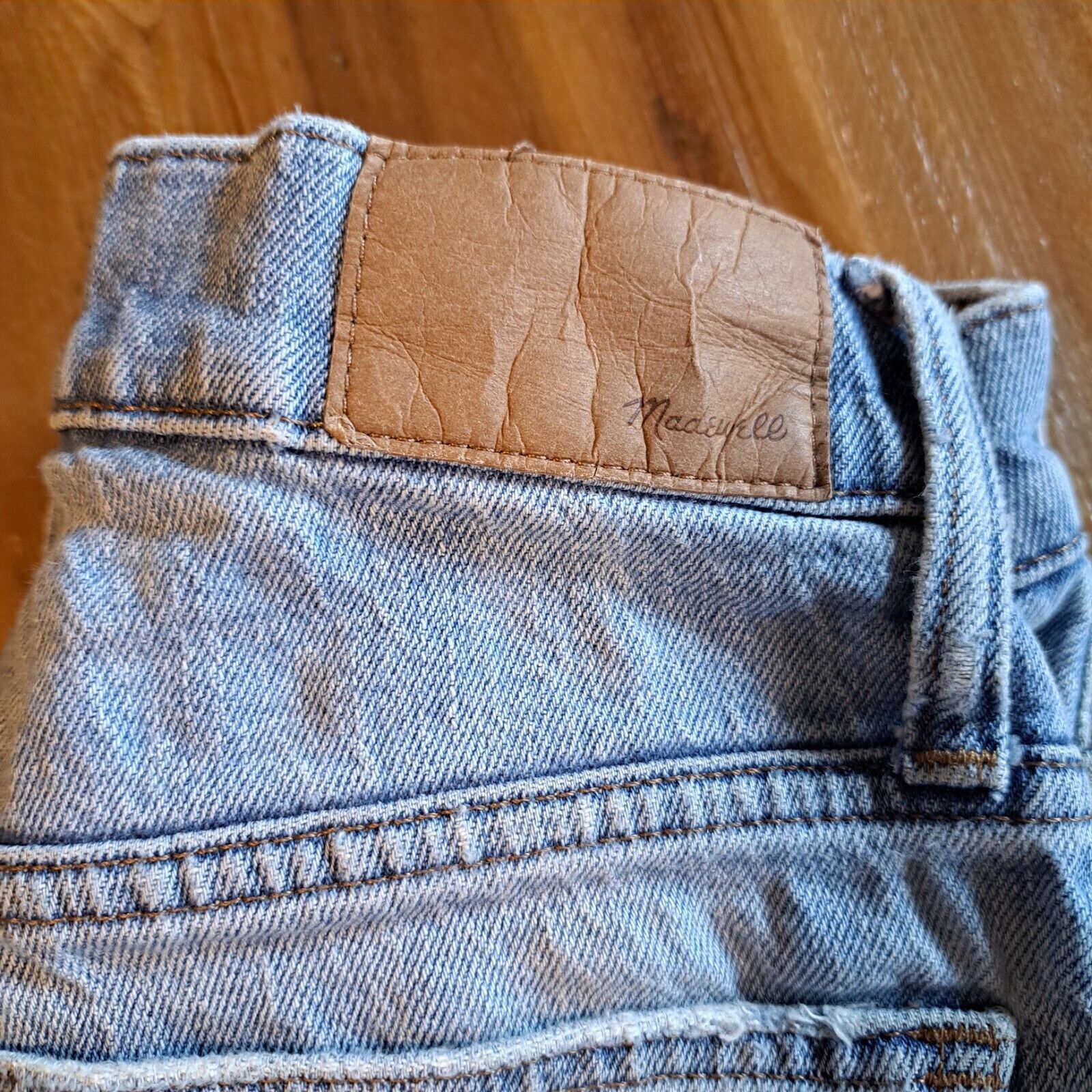 Madewell Madewell MidRise Perfect Vintage Jeans Womens Sz 25 Repaired Size 25" / US 0 / IT 36 - 11 Thumbnail