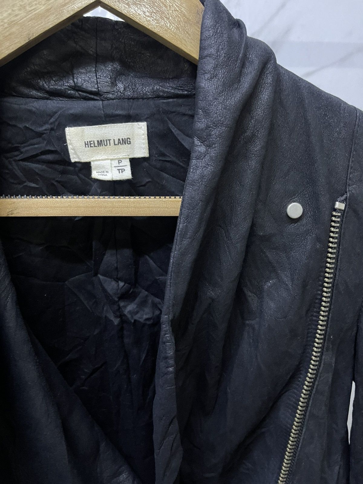 Helmut Lang Helmut Lang Draped Front Asymmetri-cal Lambskin Leather Size S / US 4 / IT 40 - 9 Thumbnail