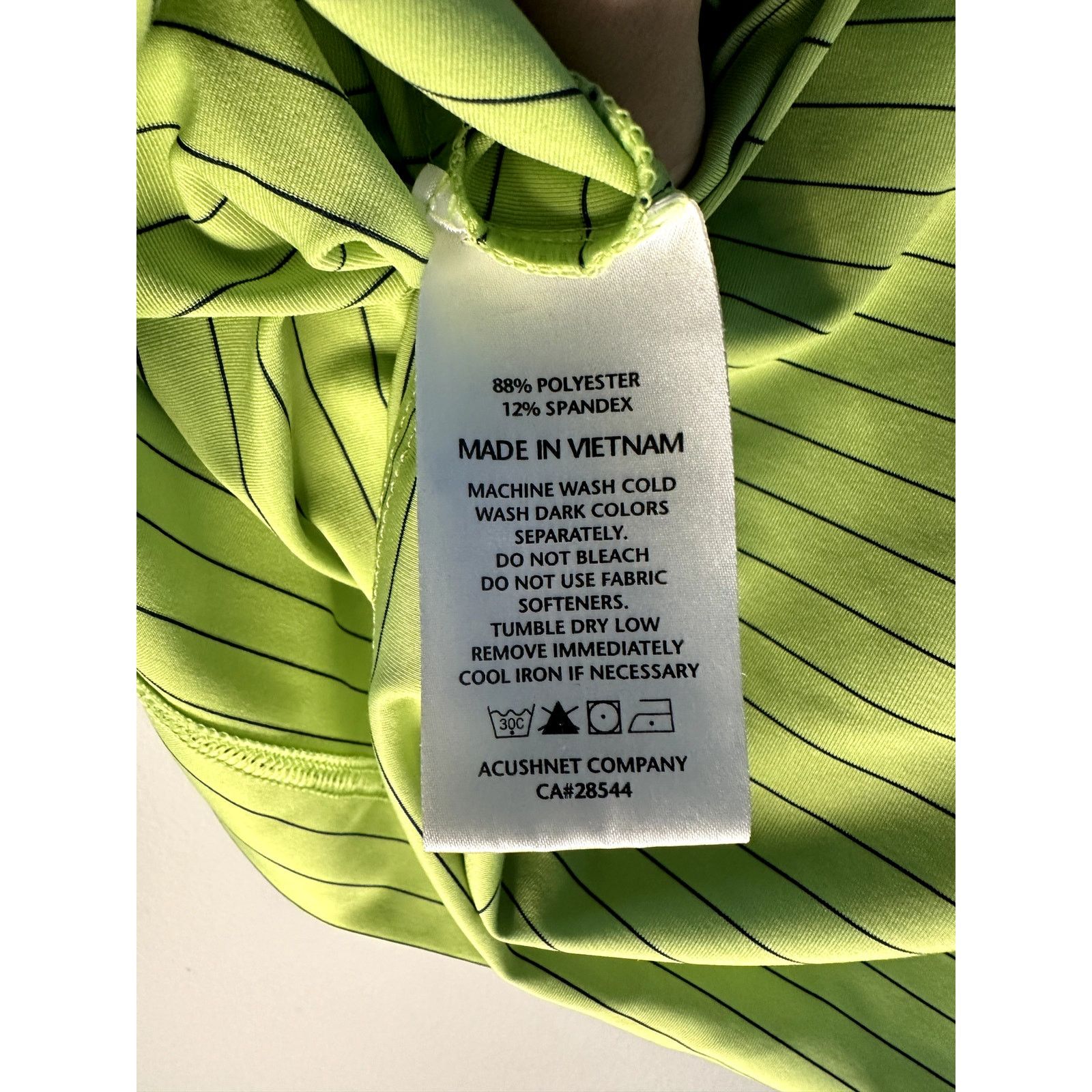 Footjoy FootJoy NBC Sports Stripe Performance Golf Polo Green Large Size US L / EU 52-54 / 3 - 7 Thumbnail