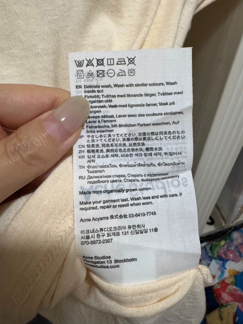 Acne Studios Acne Studios White lettered short-sleeved shirt Size US XS / EU 42 / 0 - 5 Thumbnail