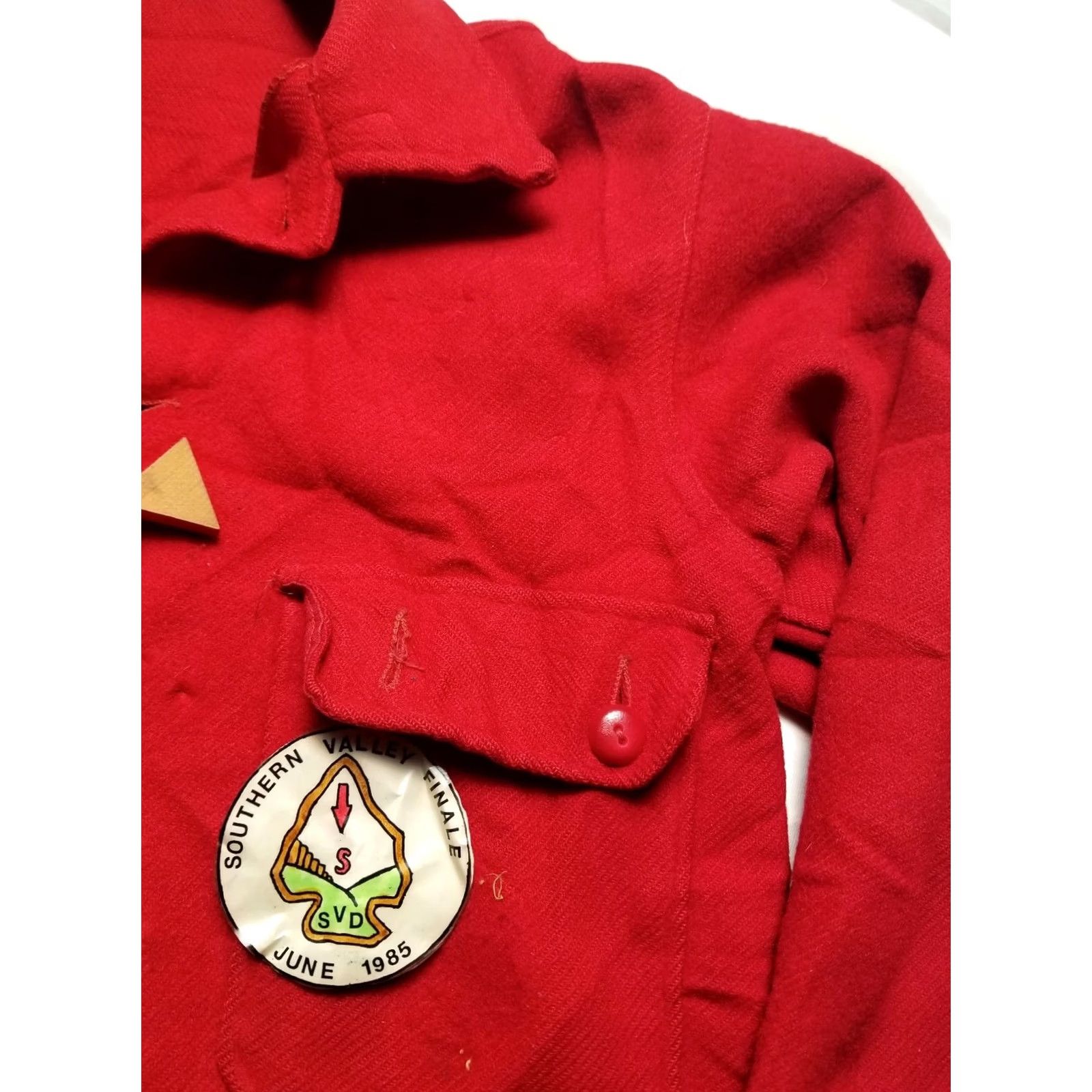 Vintage Original Title: Vintage Boy Scouts BSA Wool Shirt Jacket Coat 70s 60s Patches SIZE 42 NEW JERSEY Size US XL / EU 56 / 4 - 6 Thumbnail