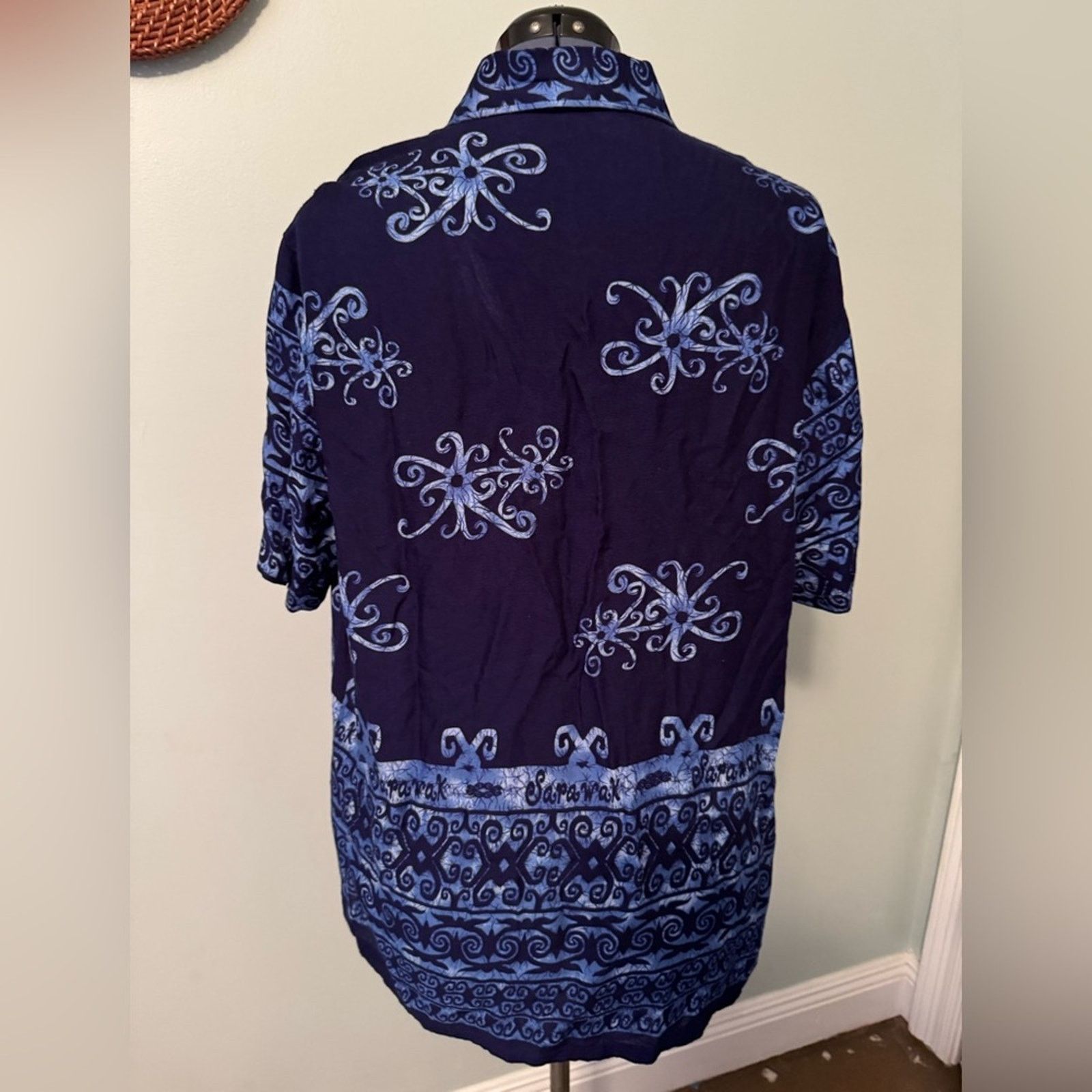 Other Art-s collection Blue Casual Button Down Shirt Sz XL Size US XL / EU 56 / 4 - 2 Thumbnail