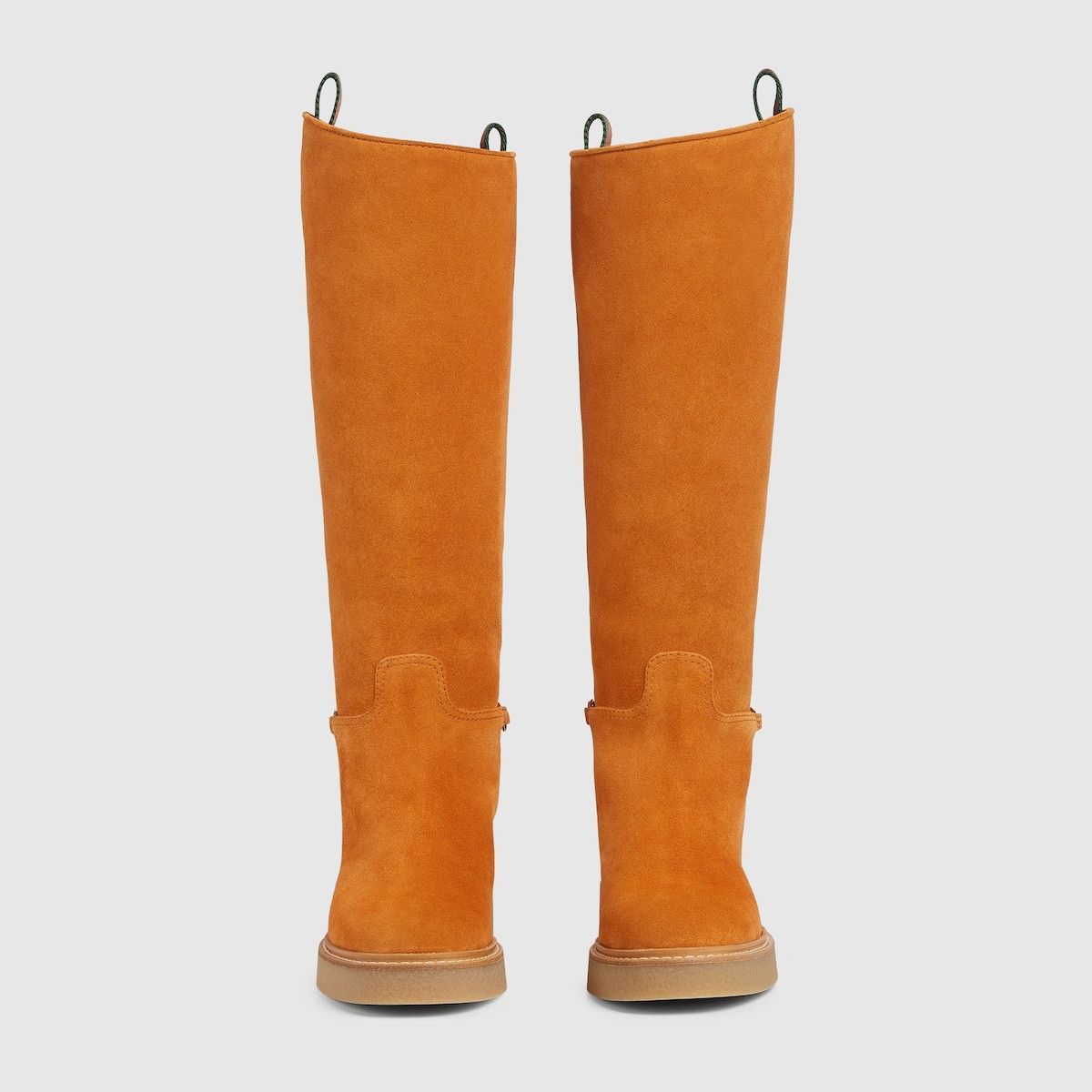 Gucci oc11z1025 Slim Horsebit Boots in Brown Size US 8 / IT 38 - 4 Thumbnail