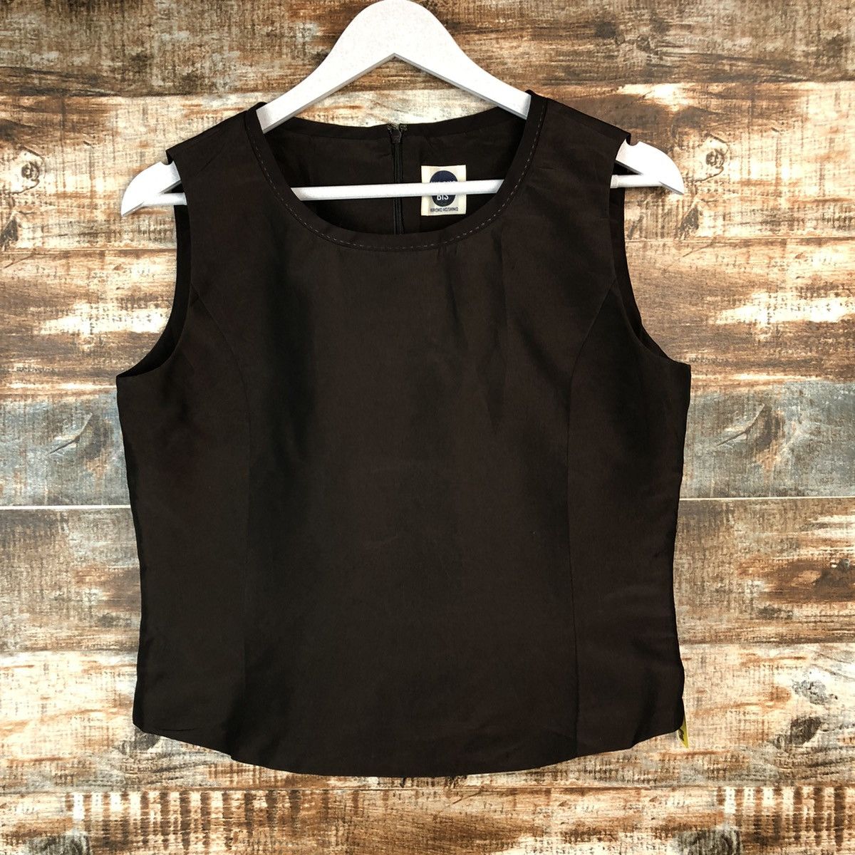 Hiroko Koshino Homme Hiroko Bros hiroko koshino Dark Brown Vest #A1614 Size M / US 6-8 / IT 42-44 - 3 Thumbnail