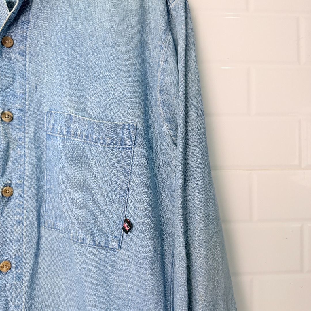 Dickies Size M L/S Dickies Denim Shirt Pit 22 Size US M / EU 48-50 / 2 - 4 Thumbnail