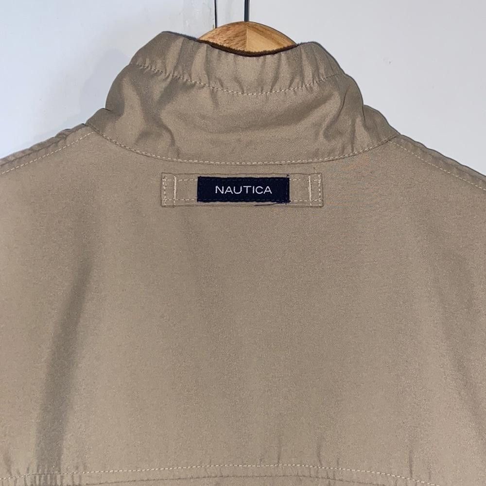Nautica Nautica l Y2K Reversible Fleece/Khaki Jacket Size Small Size US S / EU 44-46 / 1 - 5 Thumbnail