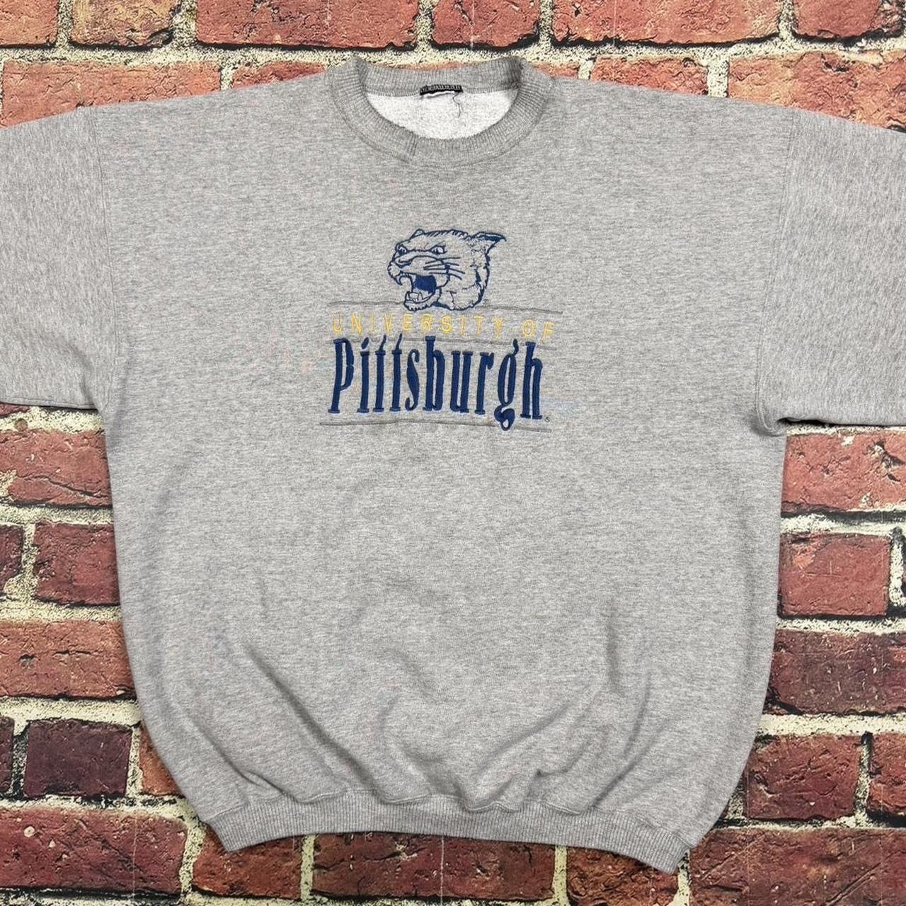 NCAA Vintage Pitt Panthers Sweatshirt University 90s Distressed Size US XL / EU 56 / 4 - 2 Thumbnail
