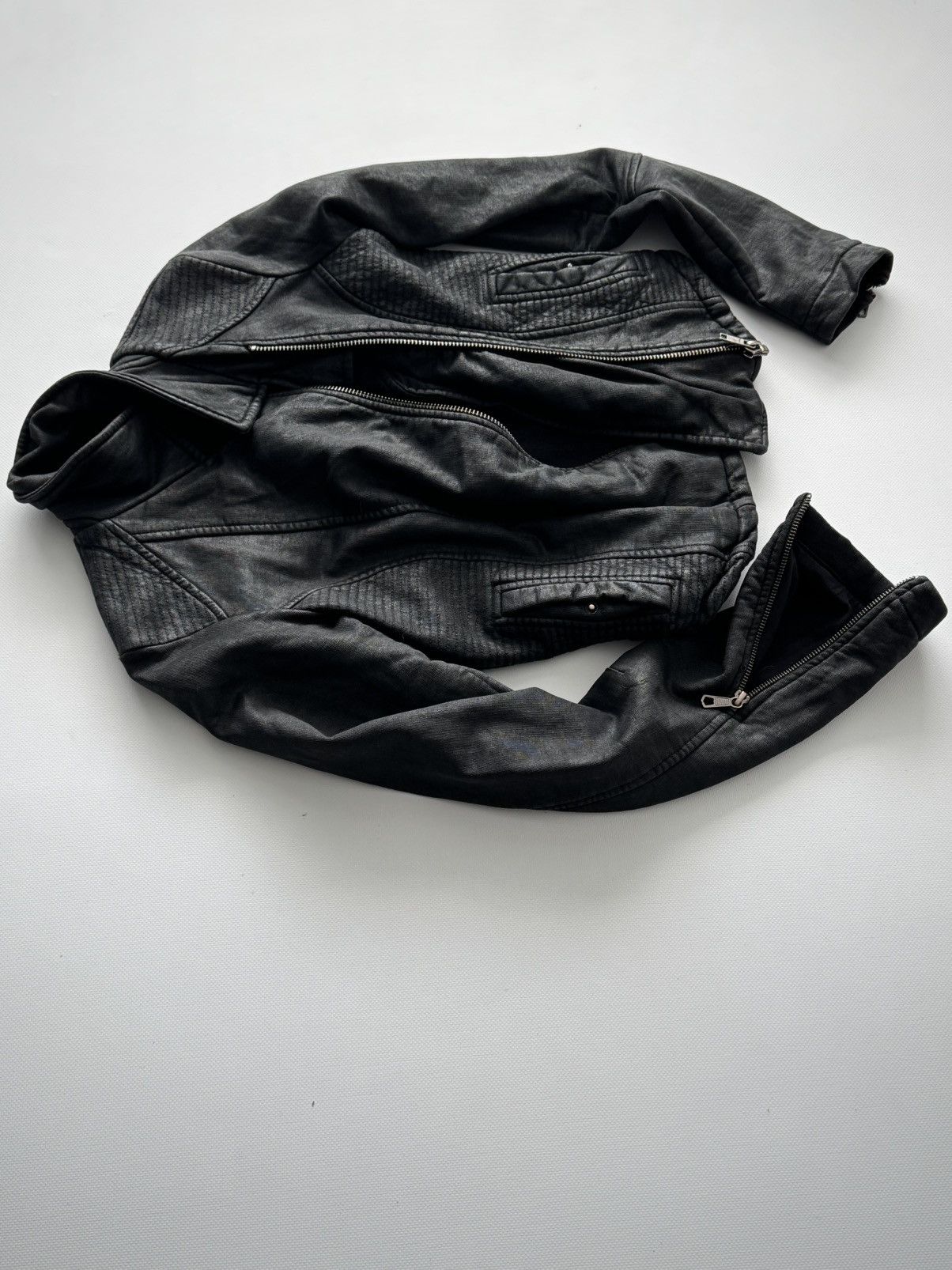 Diesel Vintage Diesel Women's Biker Jacket Size S / US 4 / IT 40 - 3 Thumbnail