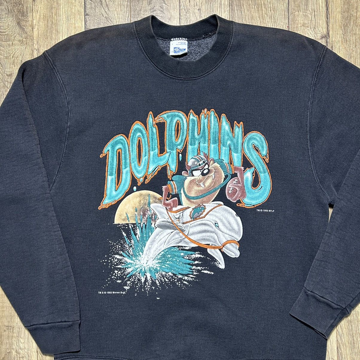 NFL × Vintage Vintage 1993 Miami Dolphins Taz Crewneck Men’s Large 90s Size US L / EU 52-54 / 3 - 2 Thumbnail