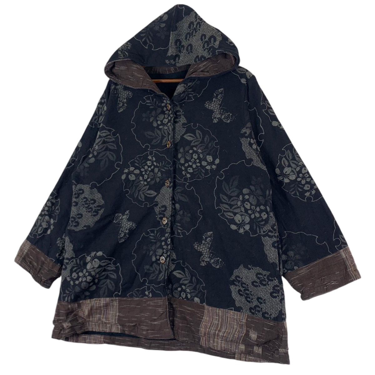 Japanese Brand × Vintage VINTAGE JAPANESE BRAND FULL PRINT ART HOODIE JACKET Size US M / EU 48-50 / 2 - 2 Thumbnail