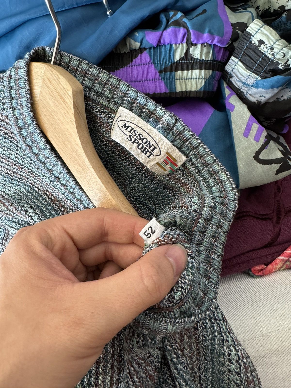 Missoni Missoni Rare Sweater Knitted Viscose Multicolor Hi Quality Size US L / EU 52-54 / 3 - 7 Thumbnail