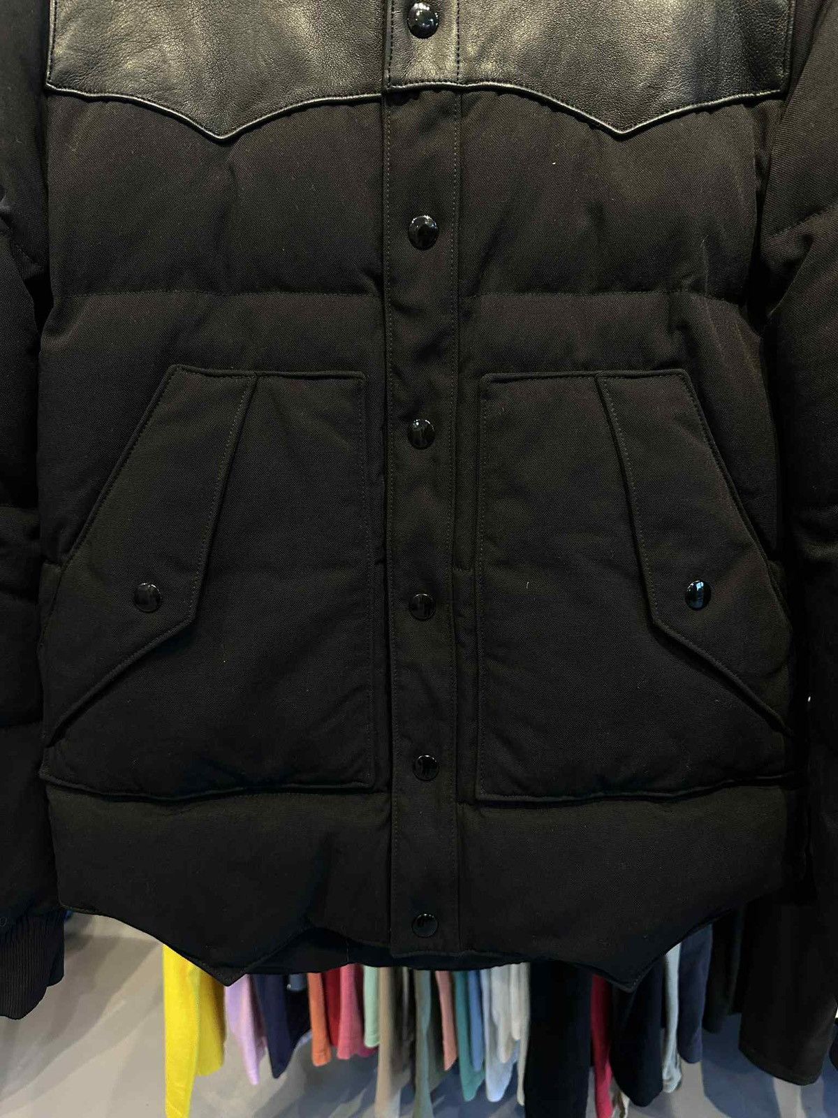 Saint Laurent Paris Saint Laurent Paris Leather Vest Puffer Jacket Size US S / EU 44-46 / 1 - 6 Thumbnail