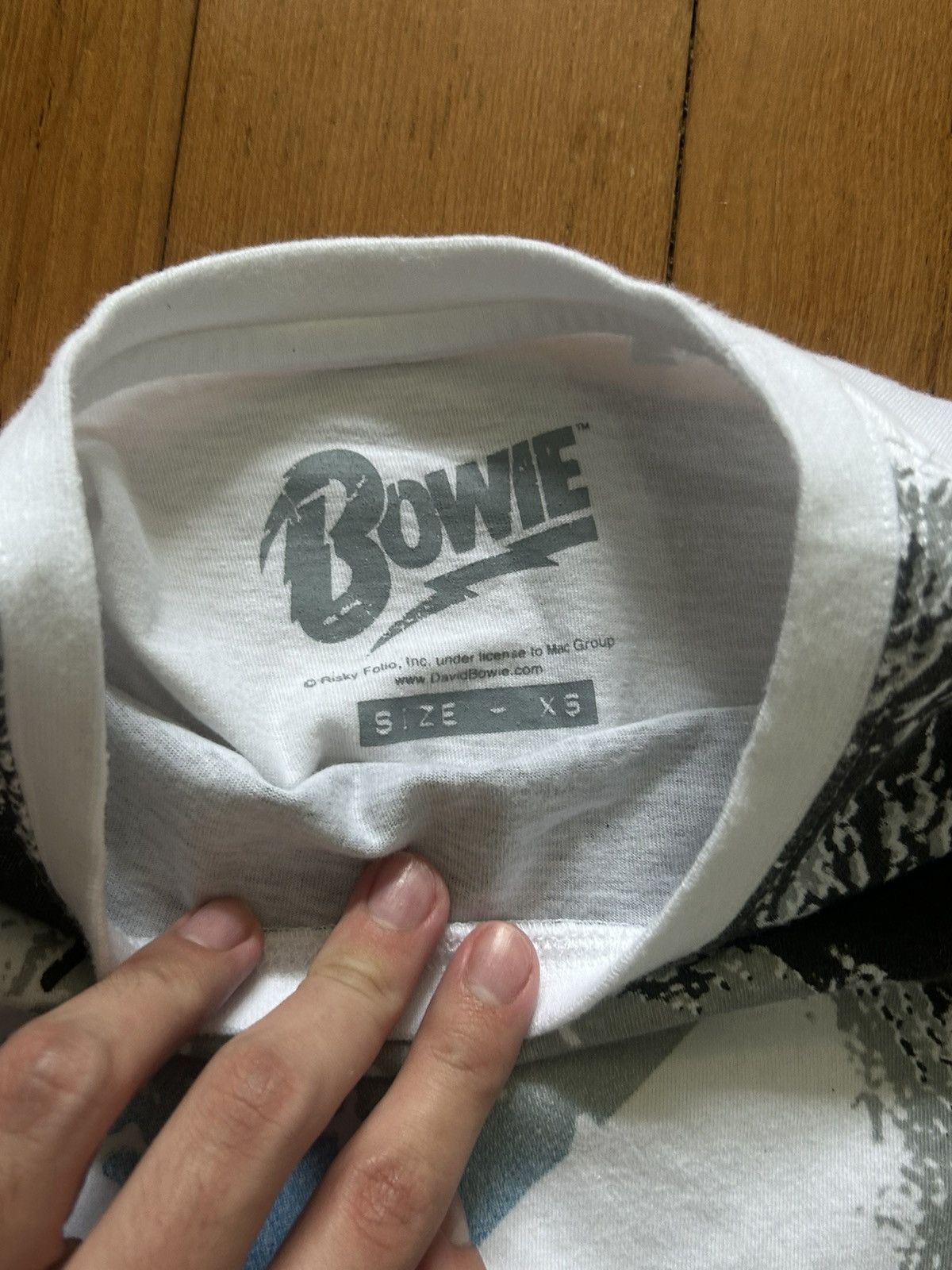 Band Tees × Vintage David Bowie full print 70s inspired tee shirt Size US XS / EU 42 / 0 - 2 Thumbnail