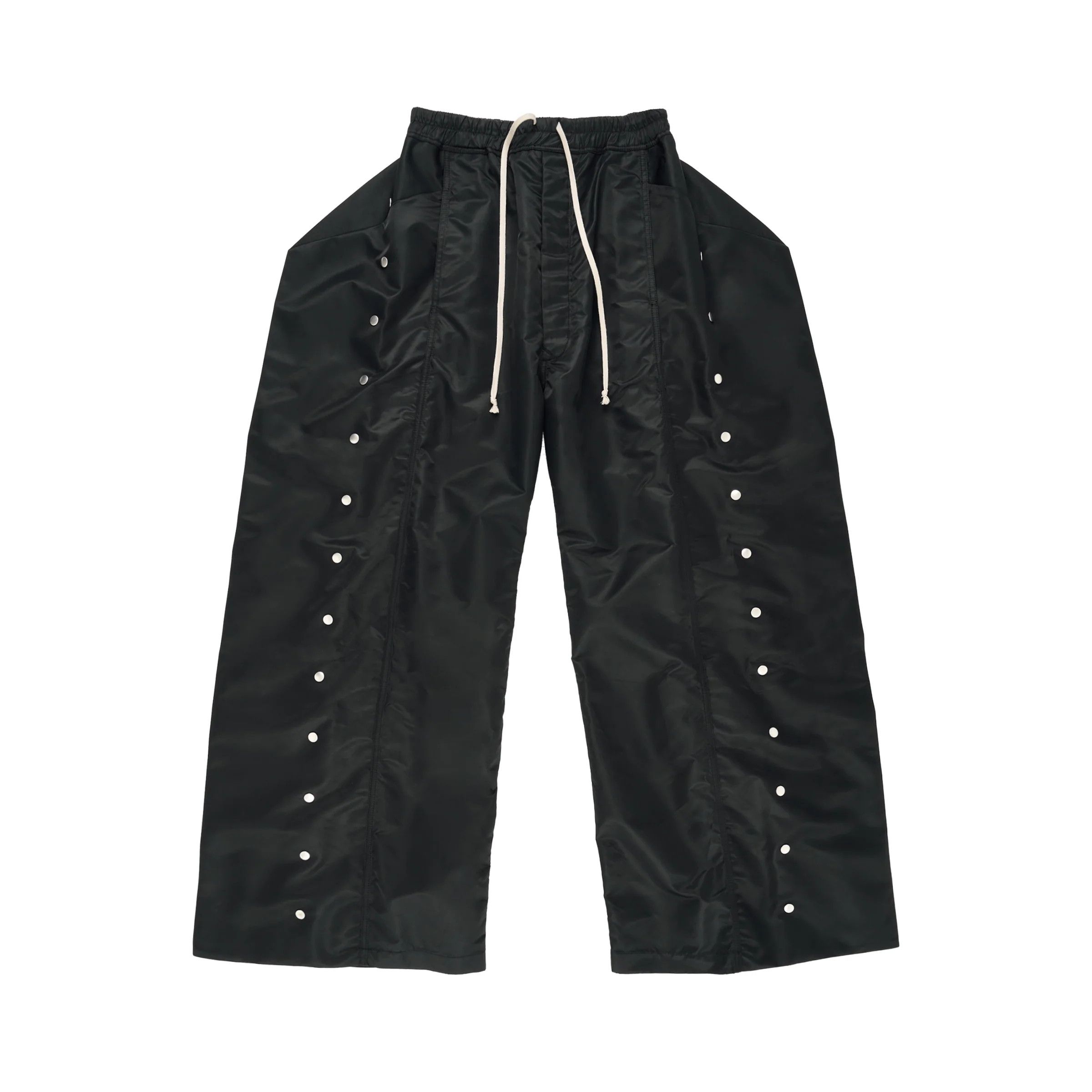 Rick Owens Drkshdw o1mris0824 Babel Pusher Pants in Black Size US 32 / EU 48 - 2 Thumbnail
