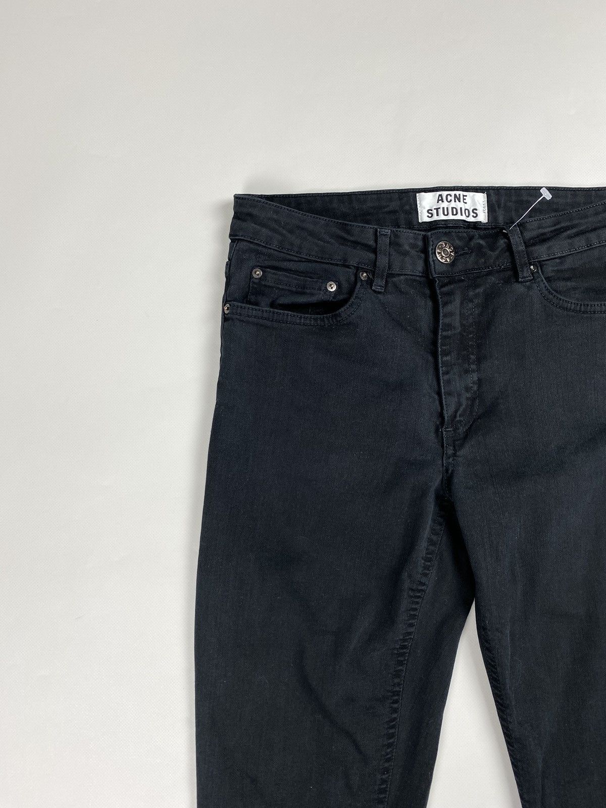 Acne Studios Acne Studios Skin 5 Lacey Black ladies jeans size 30 / 32 Size 30" / US 8 / IT 44 - 6 Thumbnail