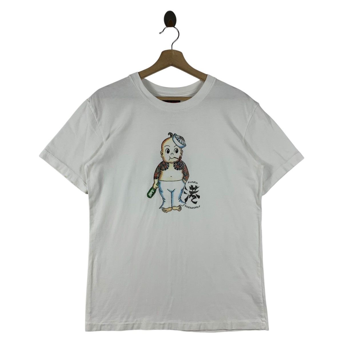 Blue Blue Japan × Japanese Brand × Vintage Vintage 90s BLUE BLUE art photo printed tee Size US S / EU 44-46 / 1 - 1 Thumbnail