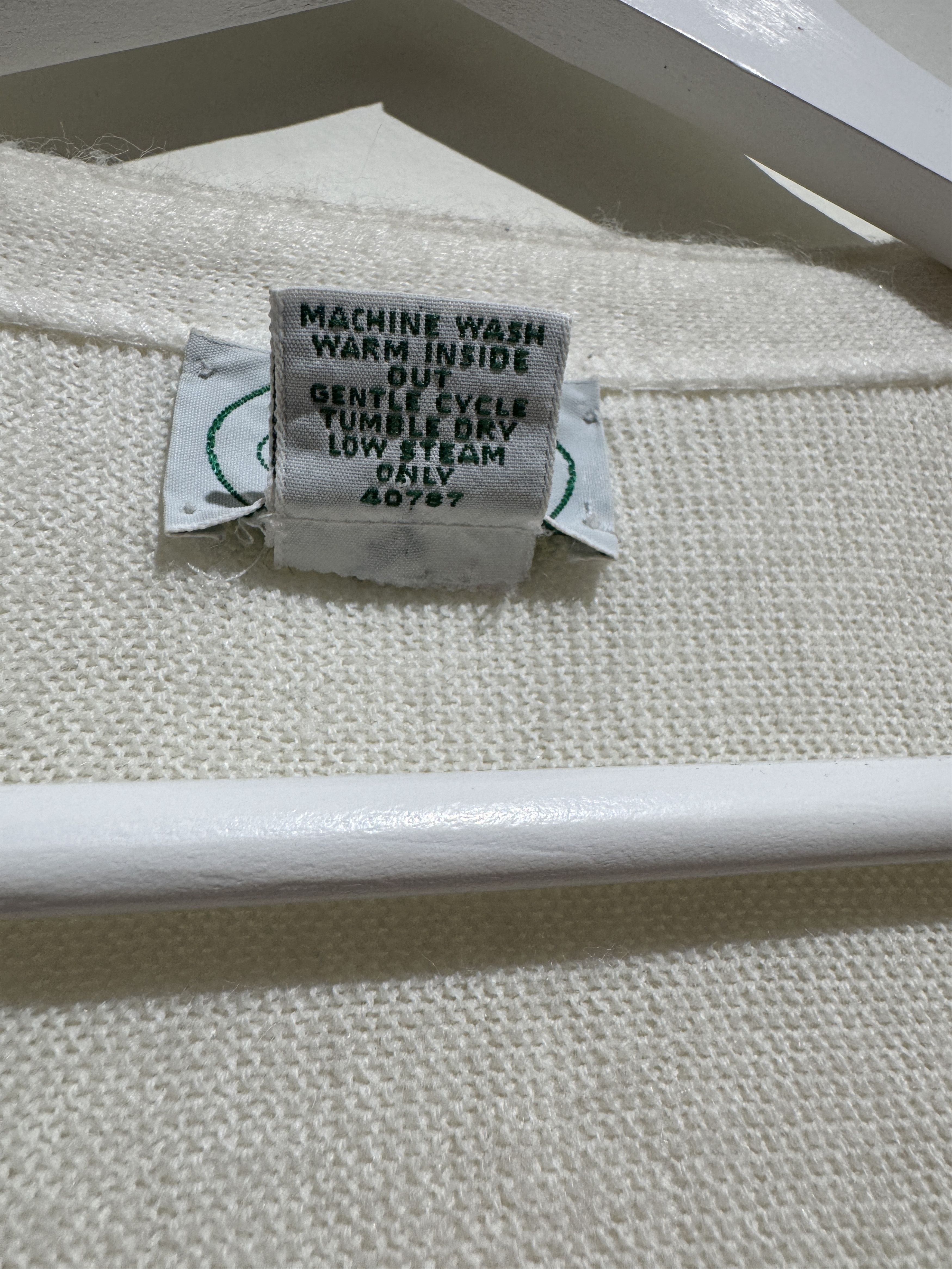 Lacoste Vintage IZOD Lacoste Cardigan – Cream Knit, Made in USA Size US M / EU 48-50 / 2 - 4 Thumbnail