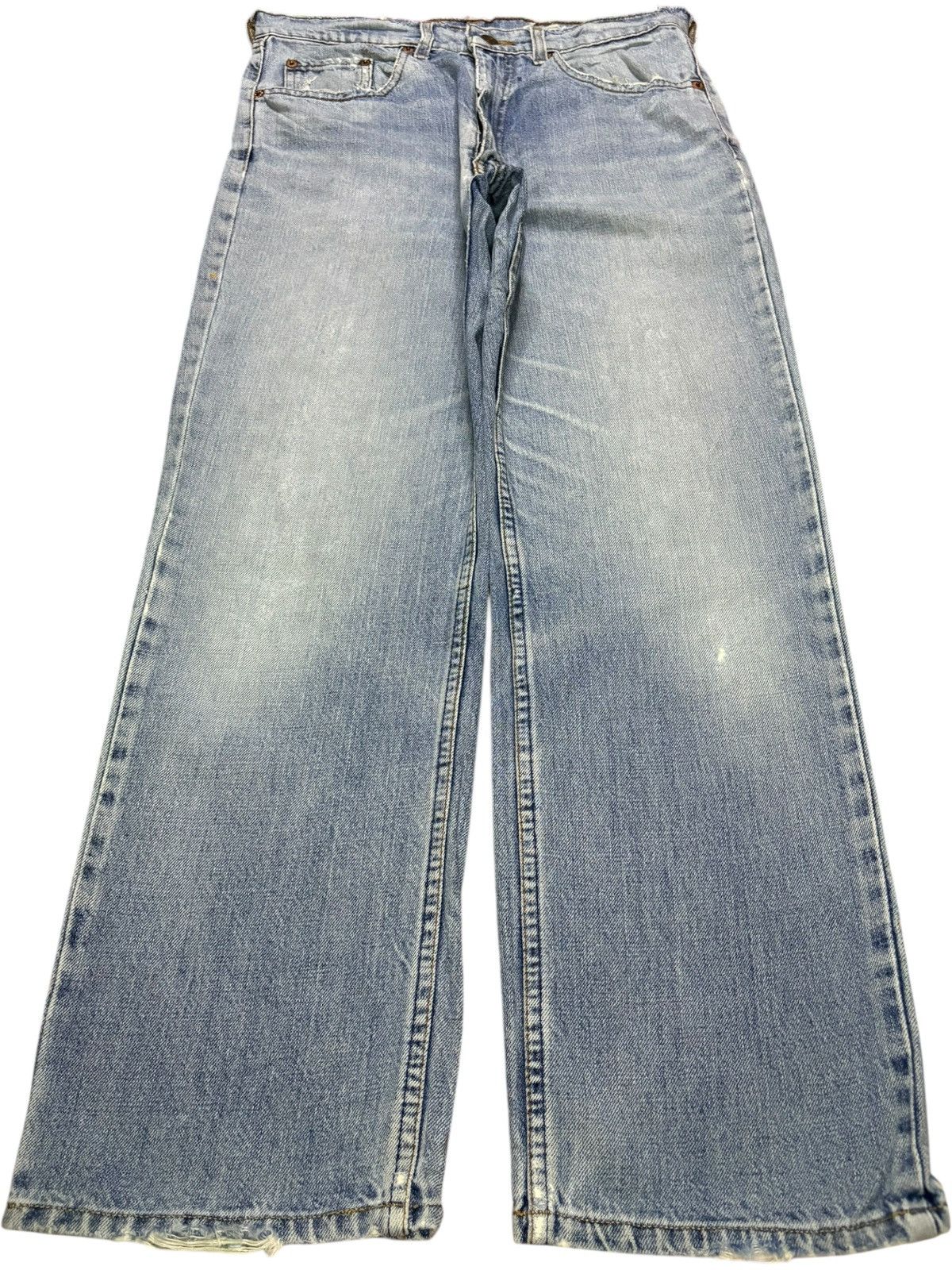 Vintage 90s Levis 503 Faded Wash Distressed Loose Jeans