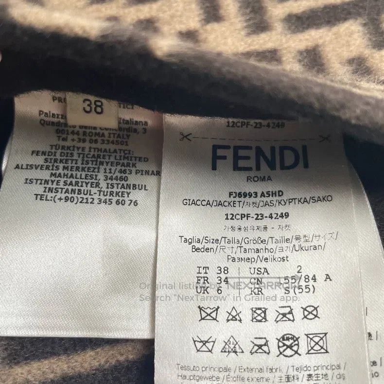 Fendi Fendi Hooded Two-Sided Jacket Size XS / US 0-2 / IT 36-38 - 7 Thumbnail
