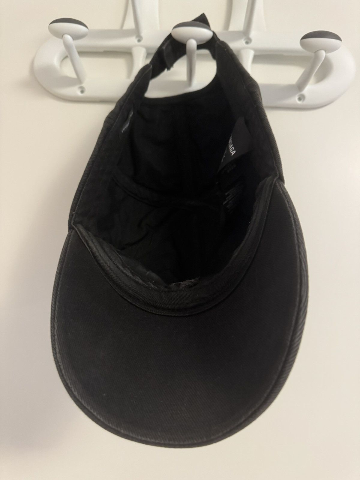 Balenciaga Washed Denim Logo Cap Size ONE SIZE - 2 Thumbnail