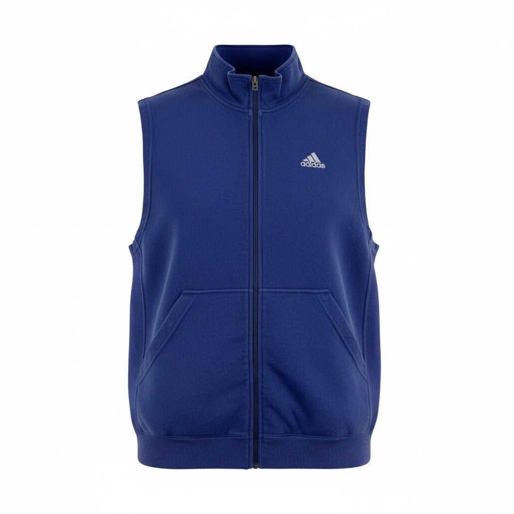 Adidas Vintage Adidas zipper vest Size US L / EU 52-54 / 3 - 1 Thumbnail