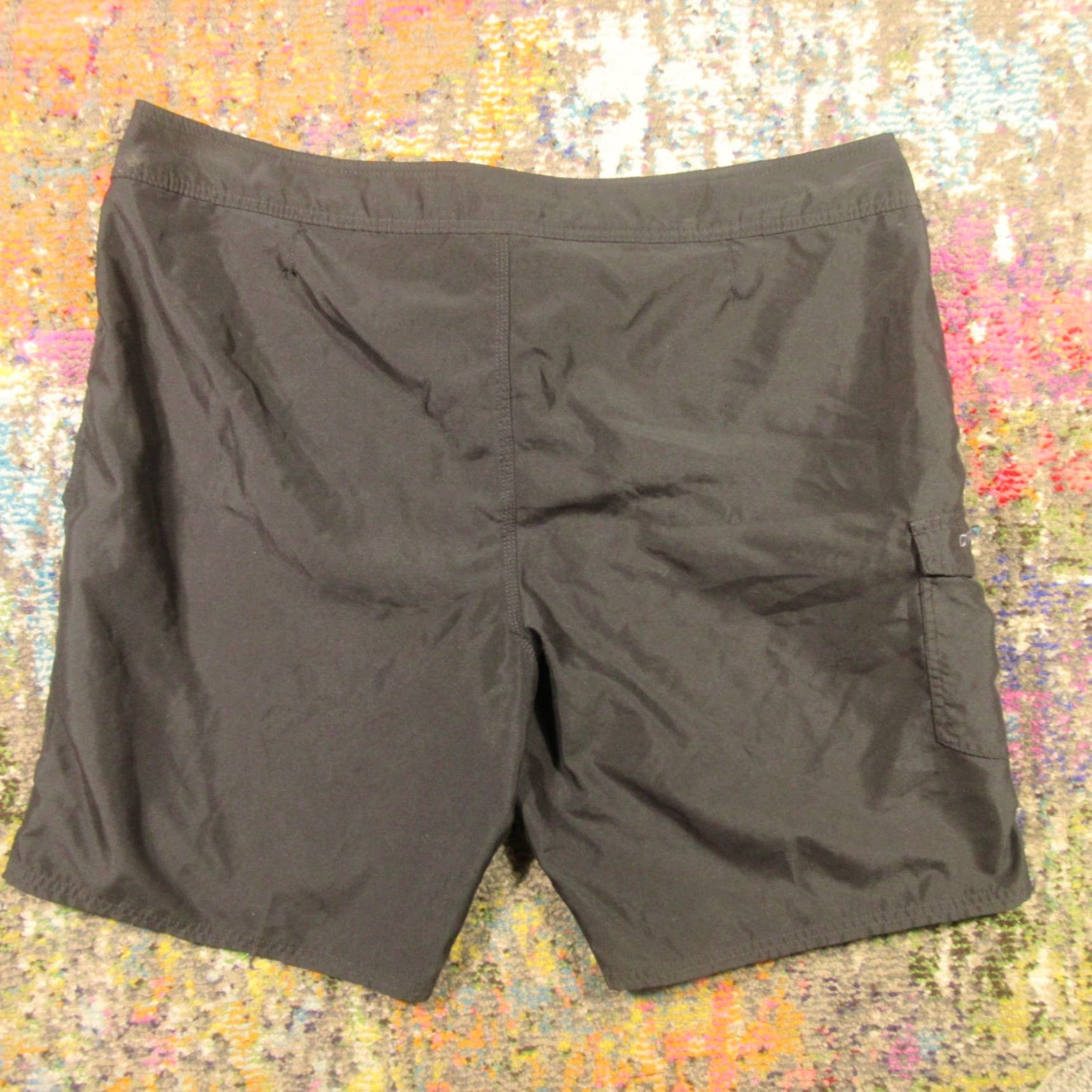 O'Neill O'NEILL Board Shorts Mens 42 Solid Black Lightweight Quick Dry Surf Swim Drawstring Breathable Mens Size US 42 / EU 58 - 2 Thumbnail