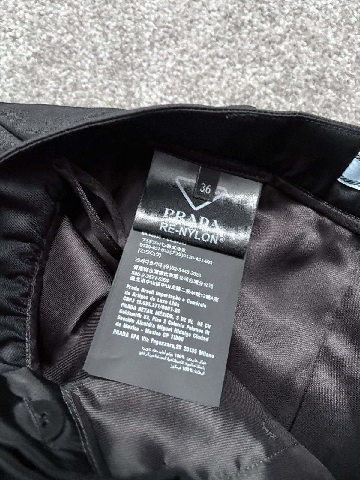 Prada Prada Re-Nylon High Rise Pleated Skirt RRP $1,910 Size 25" / US 0 / IT 36 - 6 Thumbnail