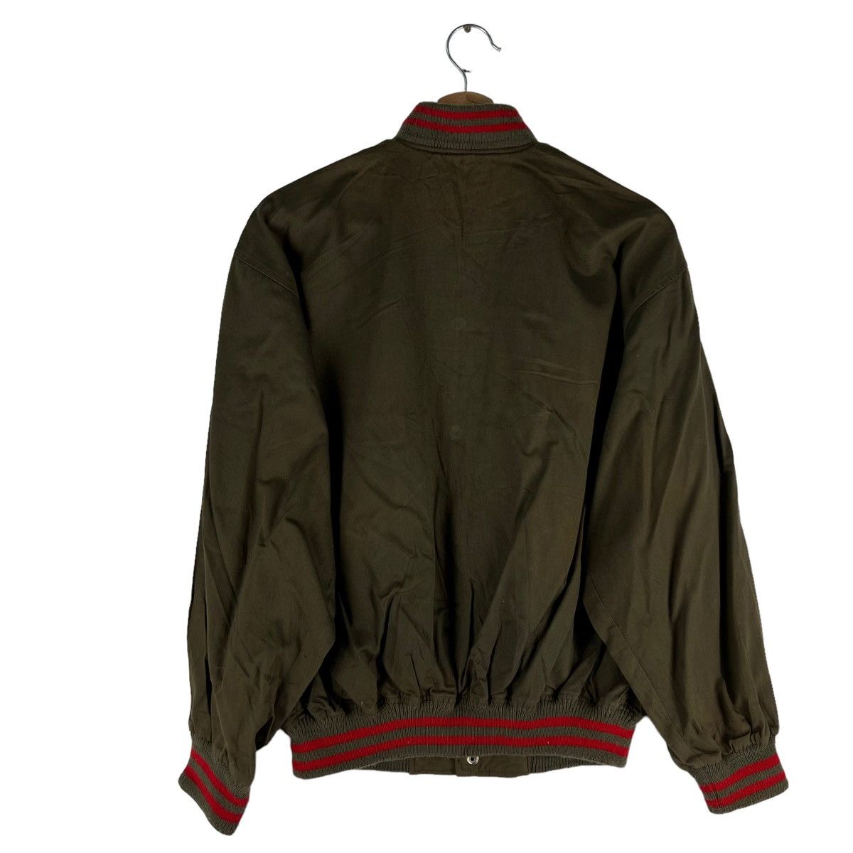Japanese Brand 🔥VINTAGE VARSITY BOMBER JACKET REMO CAPITAL P BIG LOGO Size US M / EU 48-50 / 2 - 6 Thumbnail