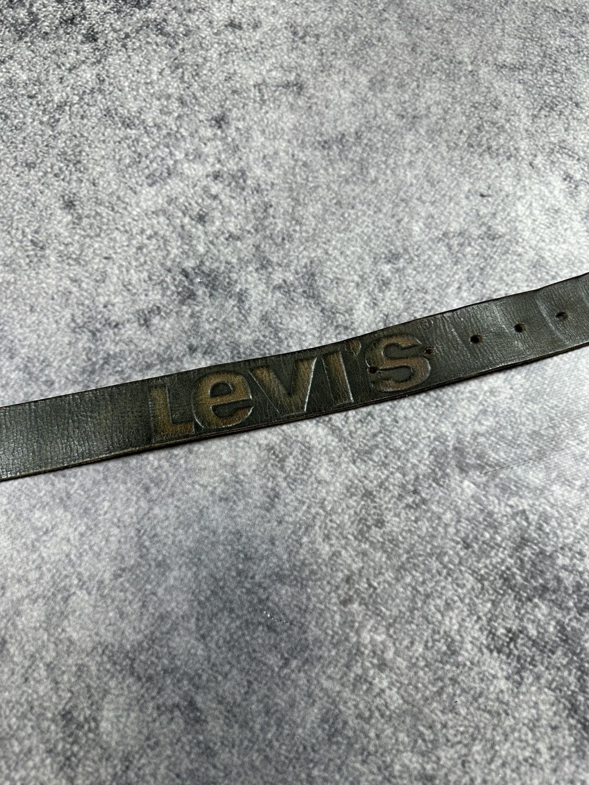 Levi's Y2K Vintage Levi’s Logo Belts Streetwear Casual Leather USA Size ONE SIZE - 2 Thumbnail
