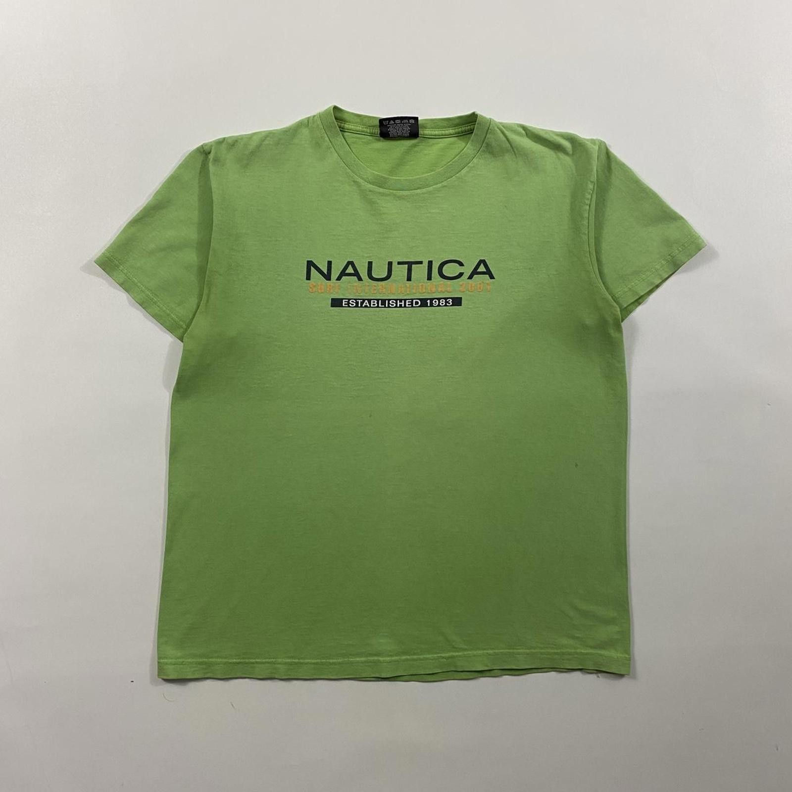 Nautica Y2K Nautical Green Tee Size US L / EU 52-54 / 3 - 1 Thumbnail