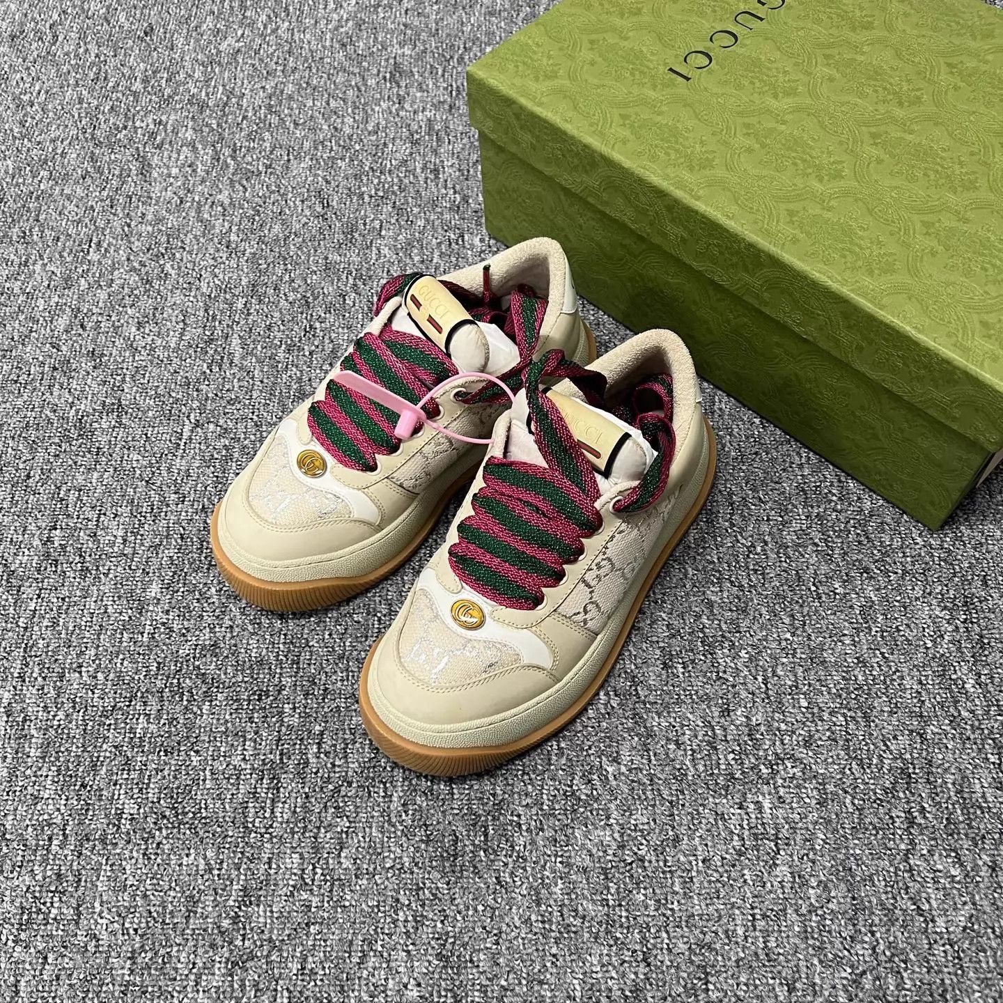 Gucci Gucci Pudding Thick Sole Dirty Sneaker 36.5 99 NIB Size US 6 / IT 36 - 2 Thumbnail