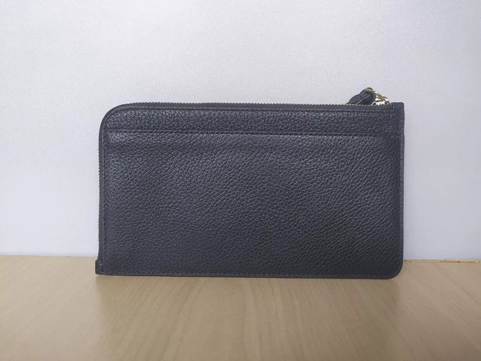 Kate Spade Kate Spade New York L-Zip Leather Wristlet T-0016 Size ONE SIZE - 4 Thumbnail
