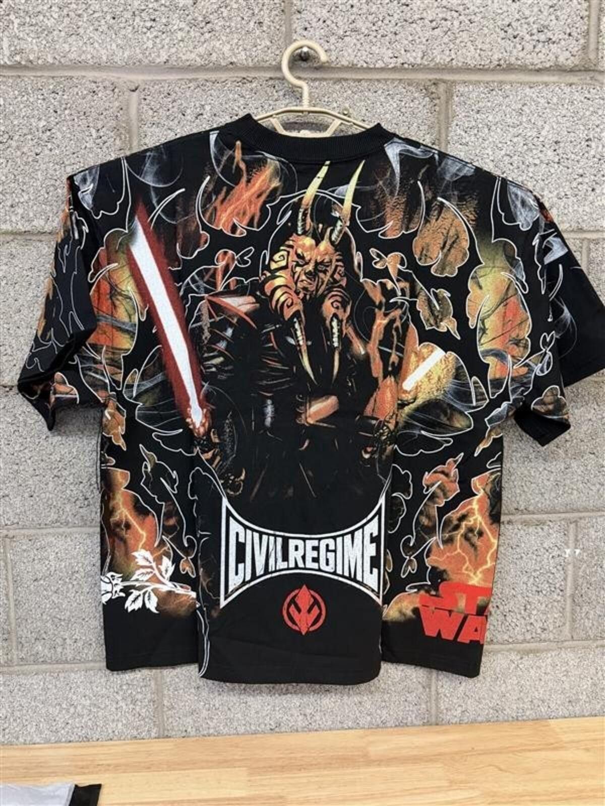 Civil Regime 2023 Civil Regime Star Wars Darth Maul Tee M Rare All Over Size US M / EU 48-50 / 2 - 1 Thumbnail