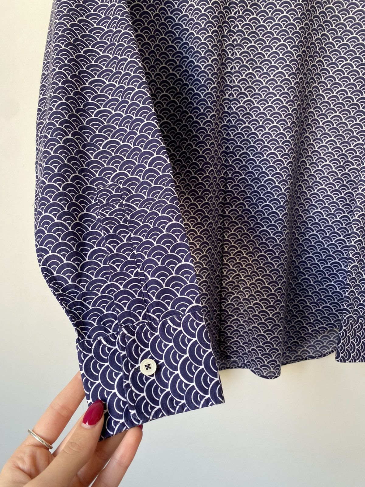 Maison Margiela Maison Martin Margiela Cotton Navy Shirt Size:40 Size US M / EU 48-50 / 2 - 4 Thumbnail