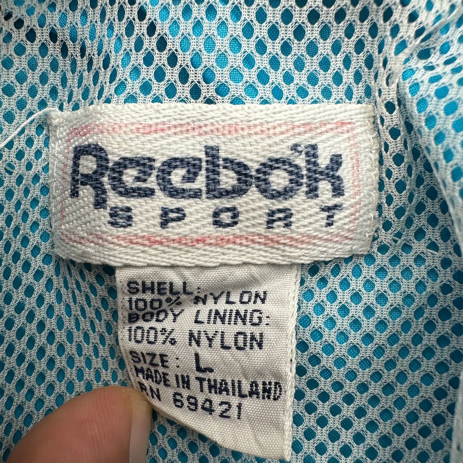 Reebok VTG 90s Reebok Sport Windbreaker Jacket Men Large Colorblock Size US L / EU 52-54 / 3 - 3 Thumbnail