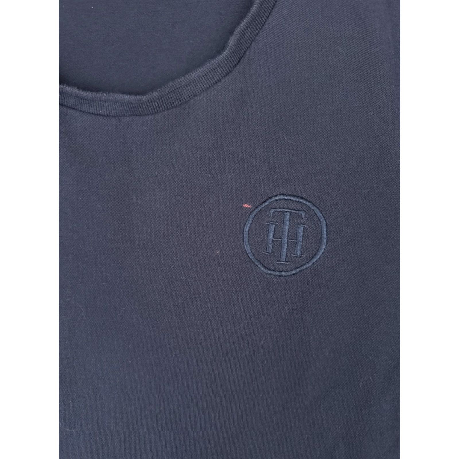 Tommy Hilfiger Tommy Hilfiger Shirt Women XL Blue Short Sleeve Crew 100% Cotton READ Size XL / US 12-14 / IT 48-50 - 6 Thumbnail