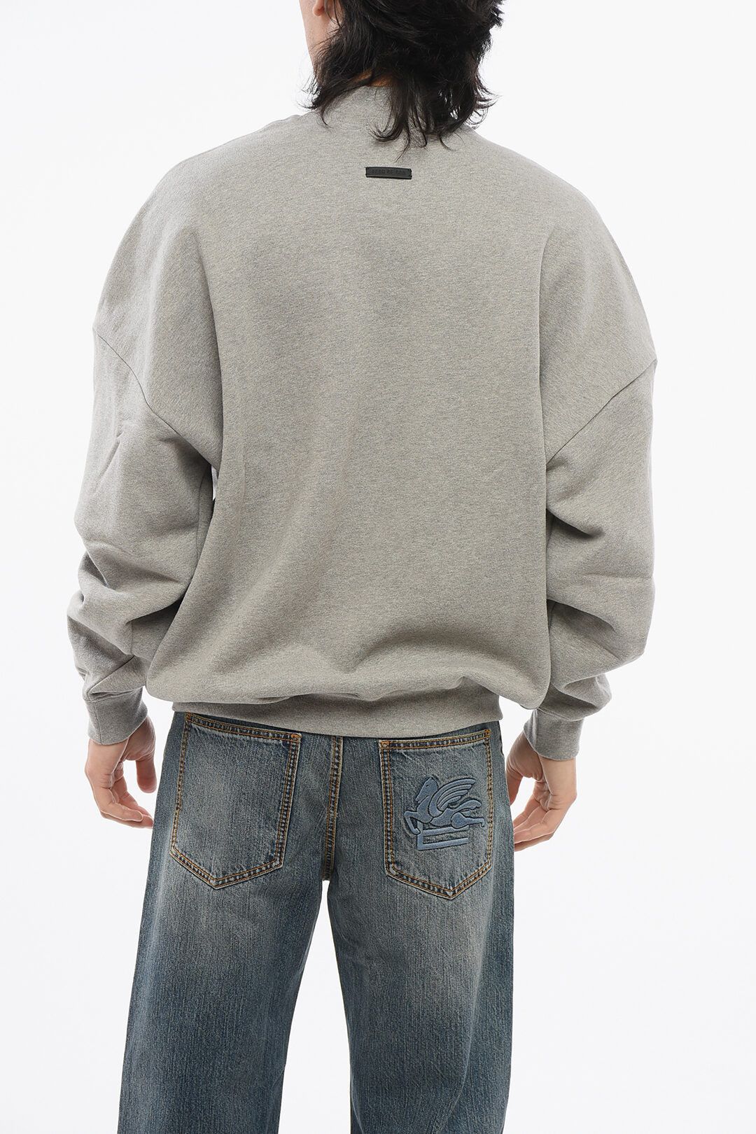 Fear of God og1mm0825 Brushed Cotton Eternal Sweatshirt in Grey Size US XS / EU 42 / 0 - 2 Thumbnail