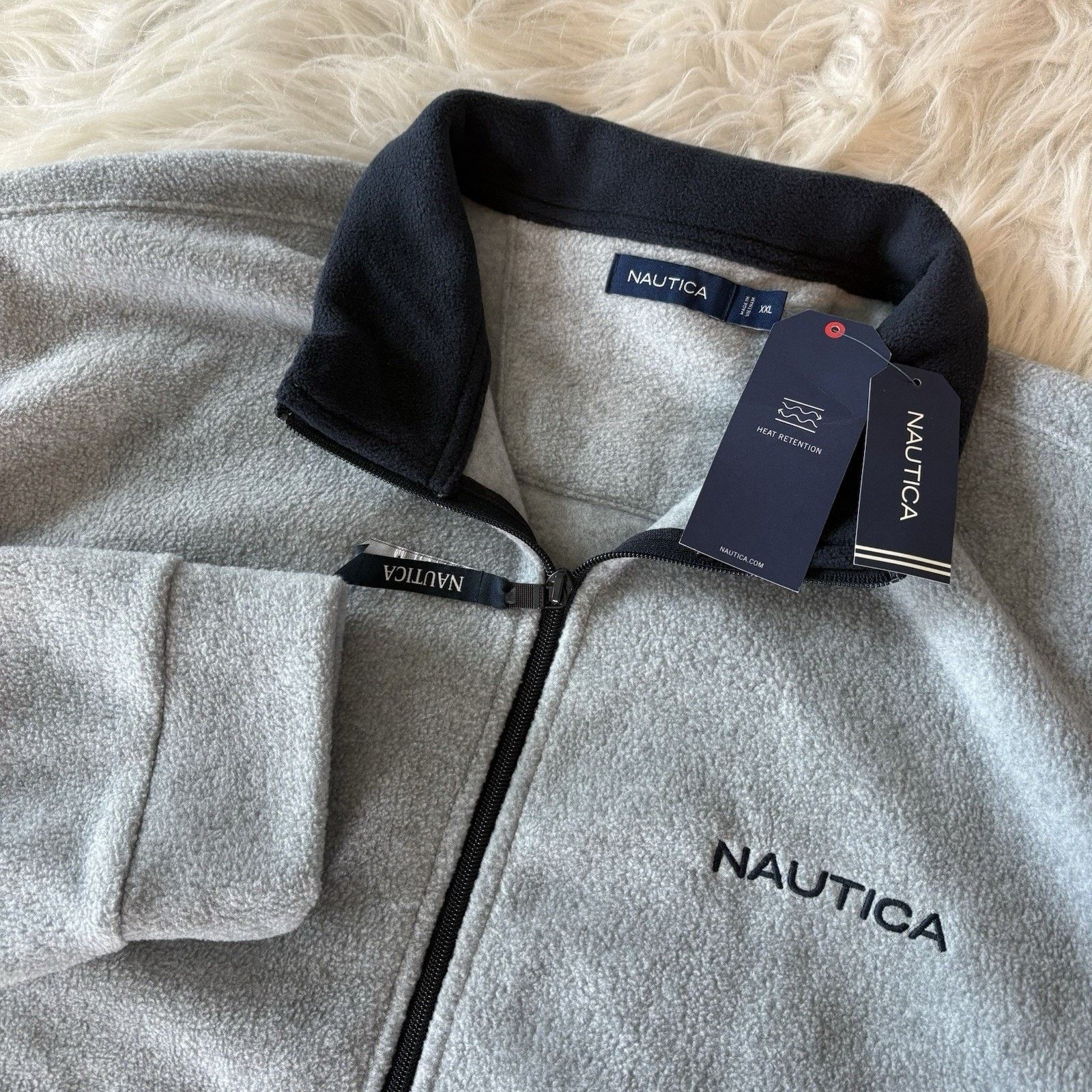 Nautica Nautica Fleece Full Zip Jacket Size US XXL / EU 58 / 5 - 1 Thumbnail