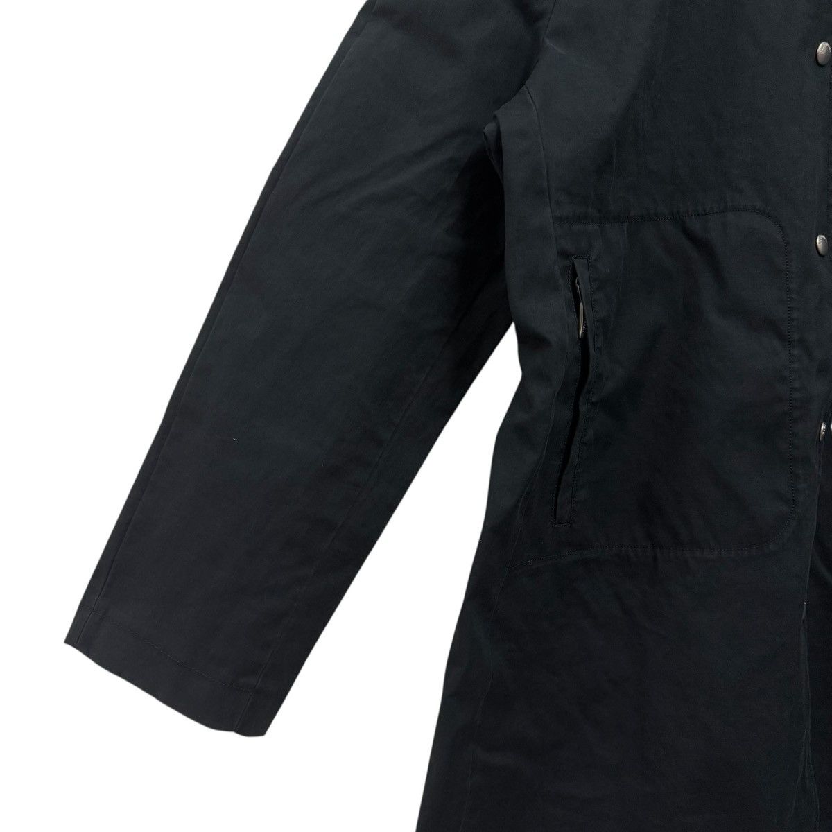Burberry Burberry England Black Trench Coat Jacket Size L / US 10 / IT 46 - 6 Thumbnail