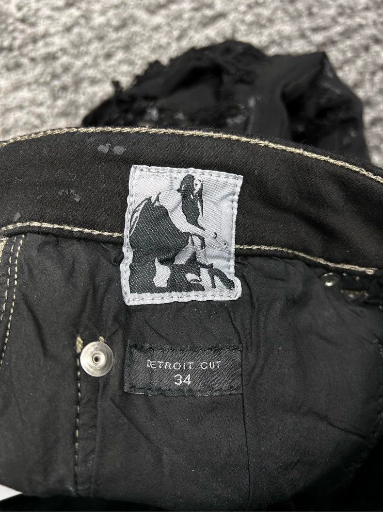 Rick Owens Rick Owens Wax-coated trousers made of old damaged and erod Size US 34 / EU 50 - 5 Thumbnail