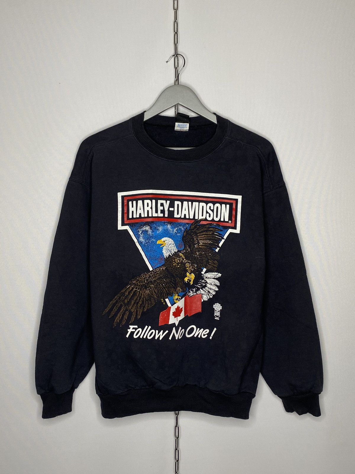 🏍️Vintage Rare Harley Davidson “Follow No One” Sweatshirt🏍️