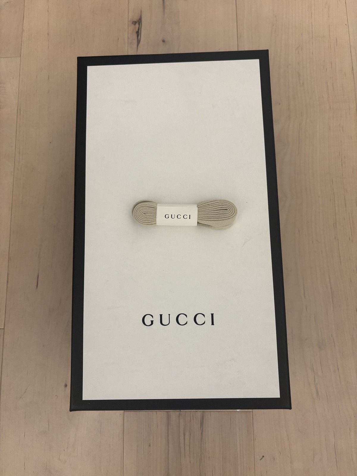 Gucci Gucci Ace Stripe Leather ‘Black’ Size US 8.5 / IT 38.5 - 15 Thumbnail