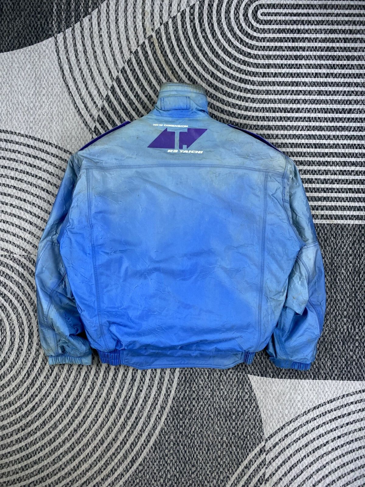 Japanese Brand Vtg New Dimension RS Taichi Weather Proof Bomber Jacket Size US XL / EU 56 / 4 - 2 Thumbnail